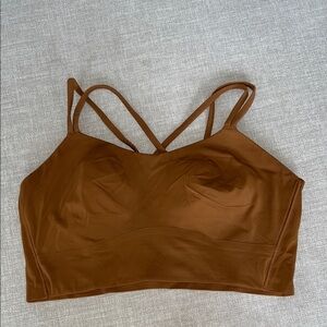 Lululemon Brown Strappy sports bra Top - Women Intimates cloud bra.